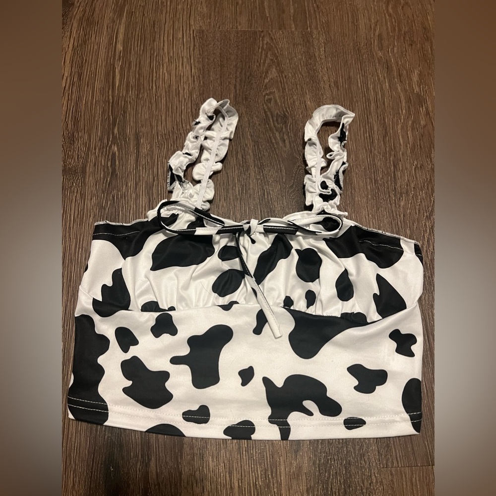 Cow print Crop
